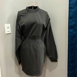 All Saints Black Sweater Dress